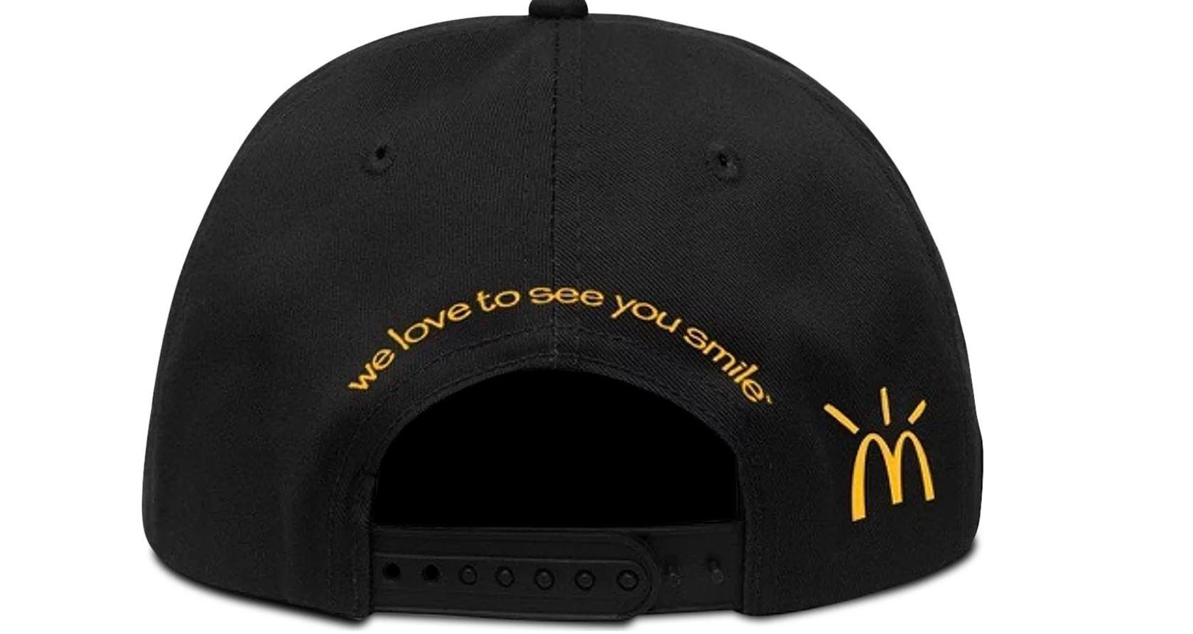 Smile Hat Black Cactus Jack Travis Scott x McDonald's