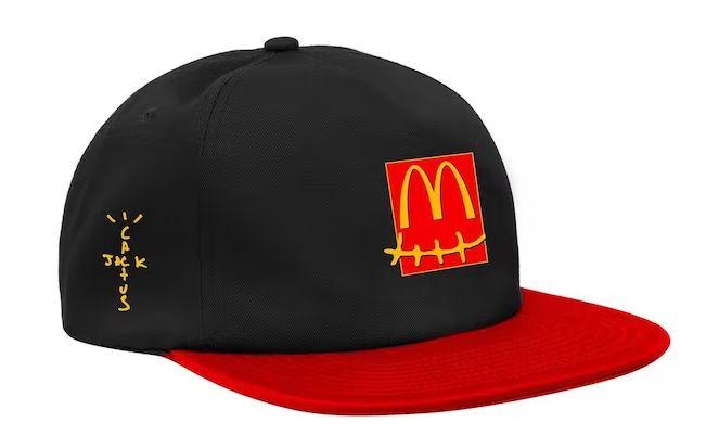 Smile Hat Black Cactus Jack Travis Scott x McDonald's