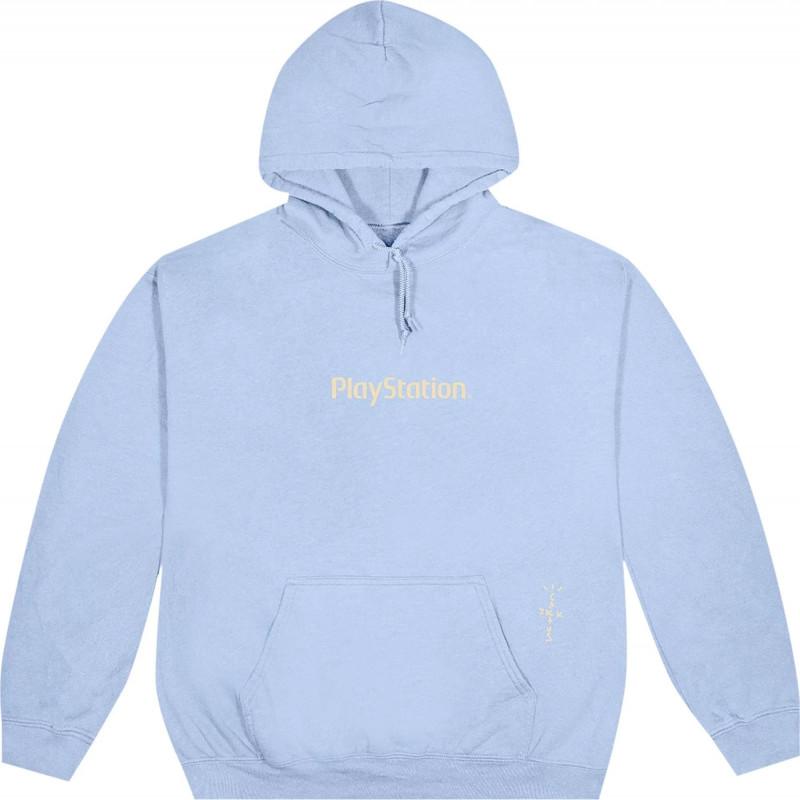 Motherboard Hoodie I Cactus Jack Travis Scott Light Blue | Size L