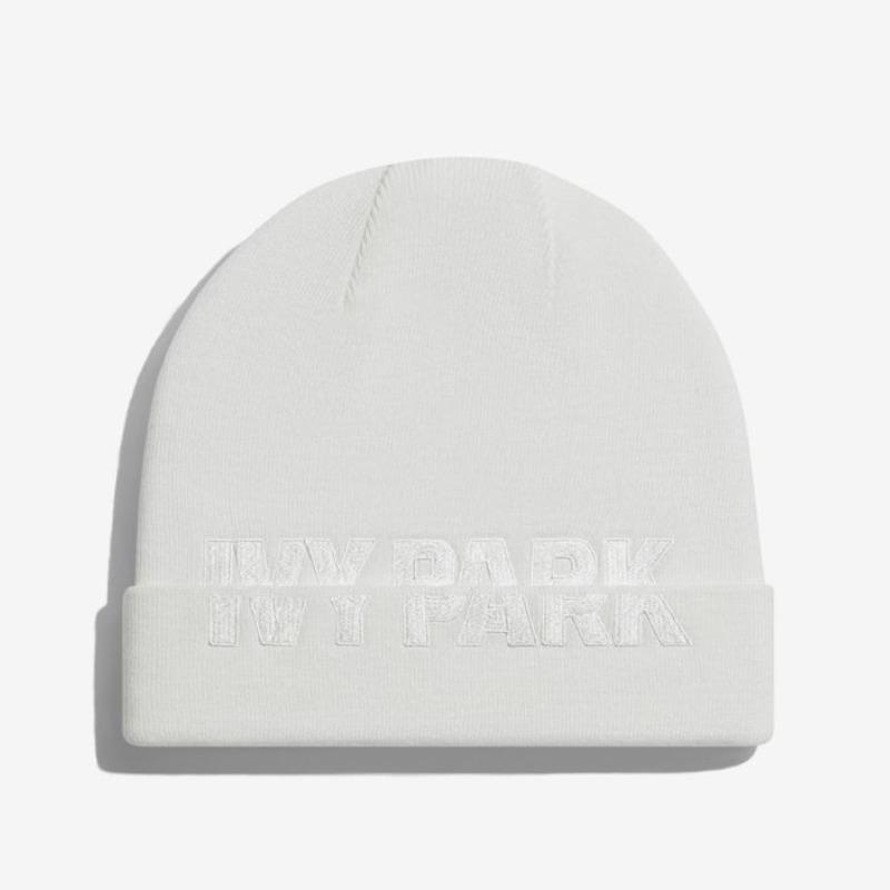 Ivy Park Cut-Off Logo Beanie White