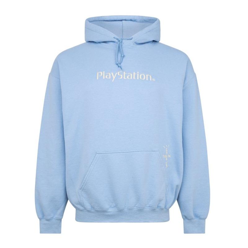 Motherboard Hoodie I Cactus Jack Travis Scott Light Blue | Size L