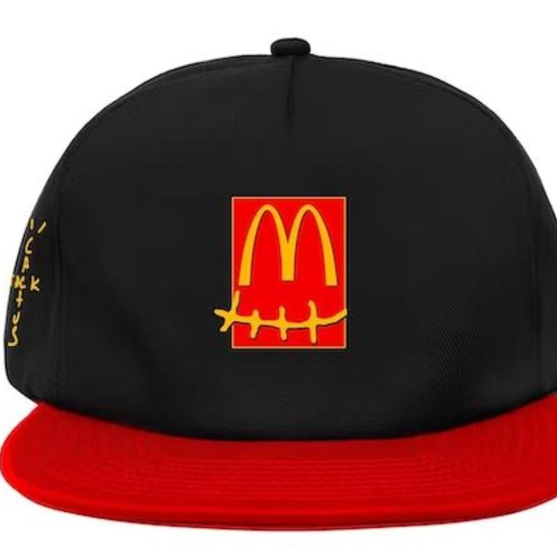 Smile Hat Black Cactus Jack Travis Scott x McDonald's