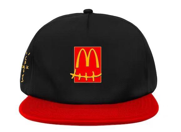 Smile Hat Black Cactus Jack Travis Scott x McDonald's