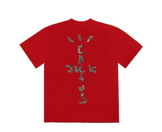 Motherboard Logo IV T-Shirt Red Cactus Jack Travis Scott | Size L