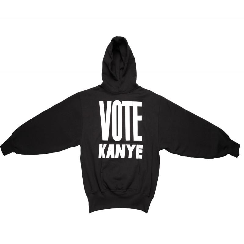 Vote Kanye Hoodie Black