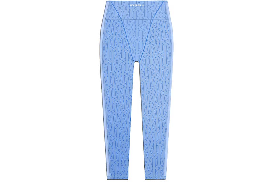 Adidas Ivy Park Mesh Monogram Tights Light Blue