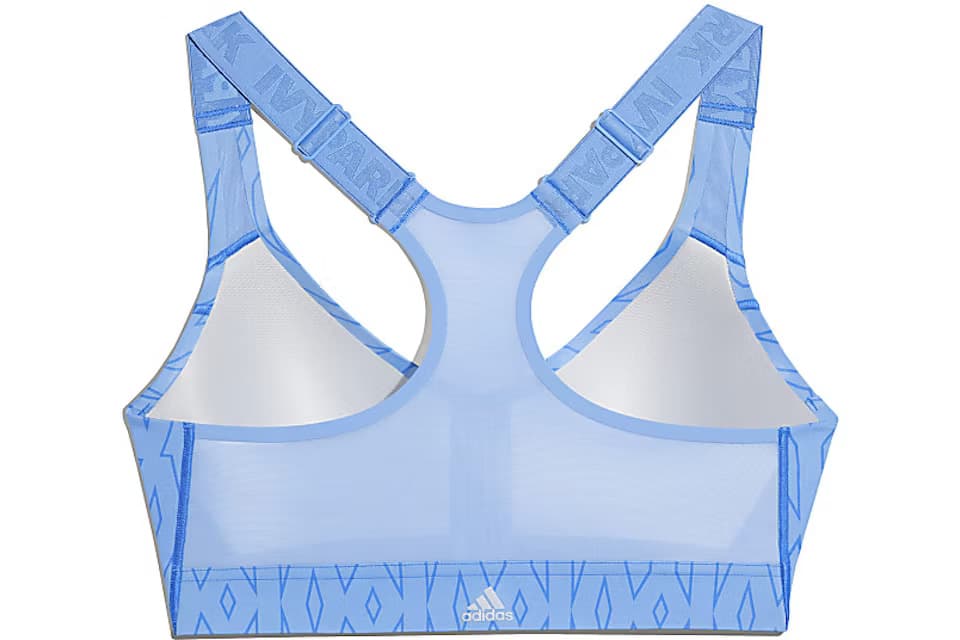 Adidas Ivy Park Monogram Cutout Bra Light Blue