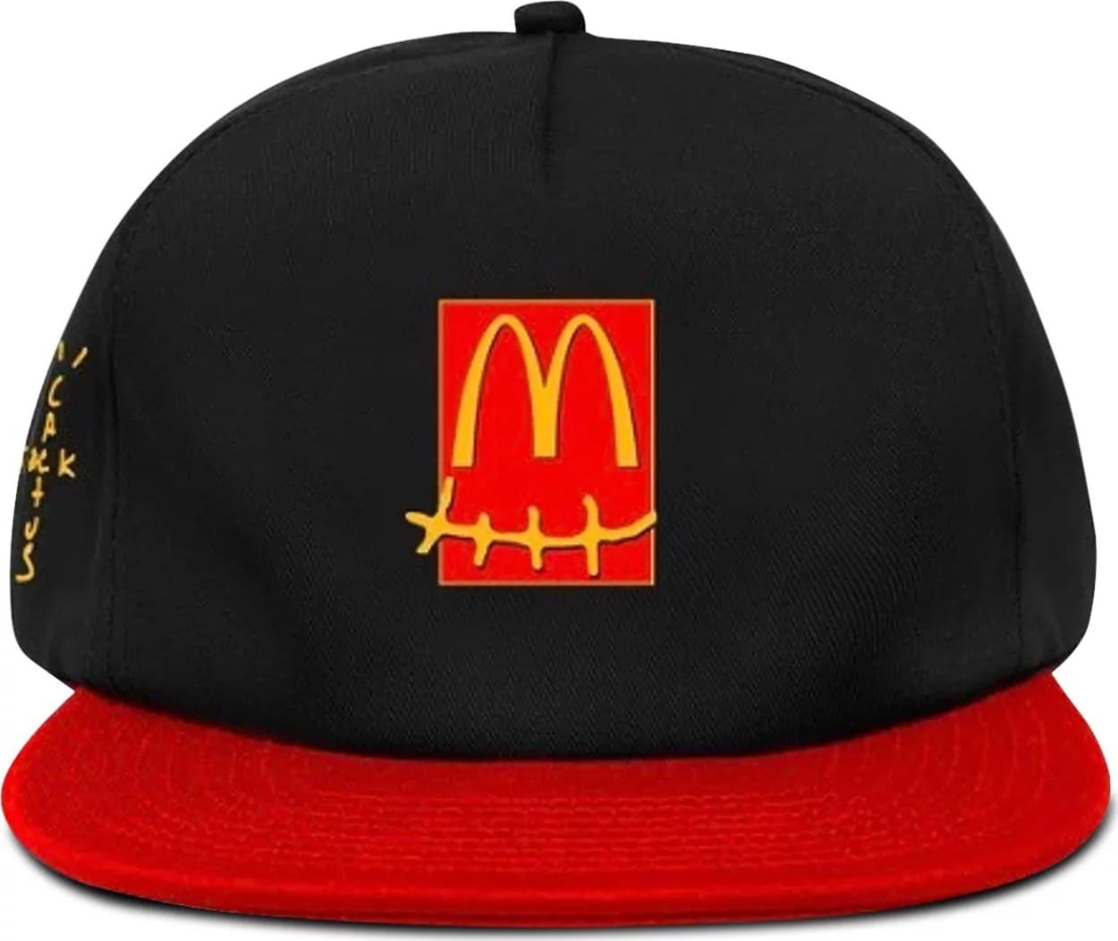 Travis Scott Cactus Jack x McDonald's Smile Hat Black/Red