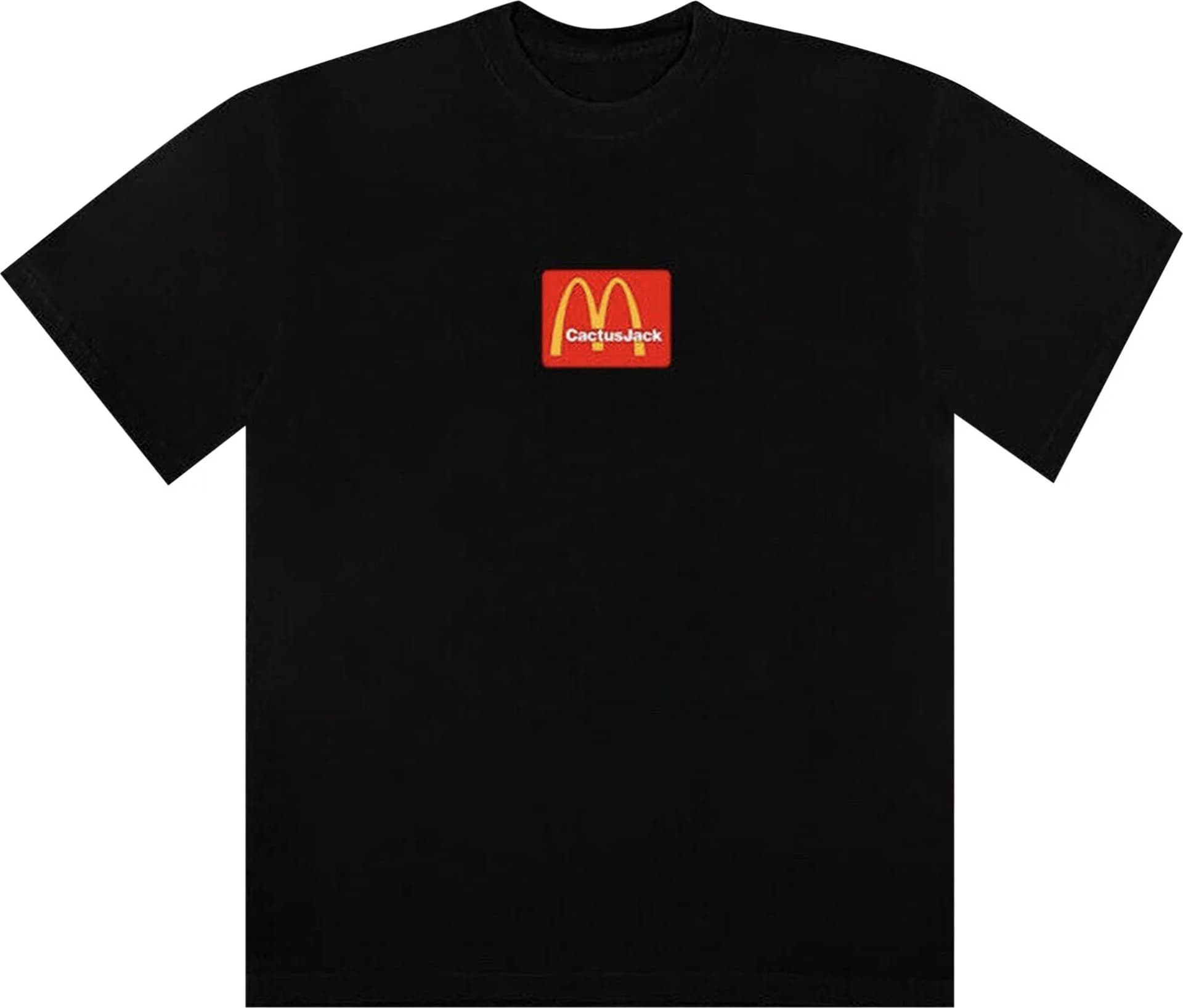 Travis Scott Cactus Jack x McDonald's Sesame T-Shirt II Black/Red