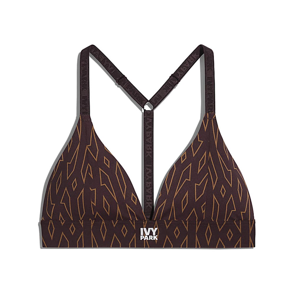 Adidas Ivy Park Low Support Triangle Bra Night Red/Wild Brown