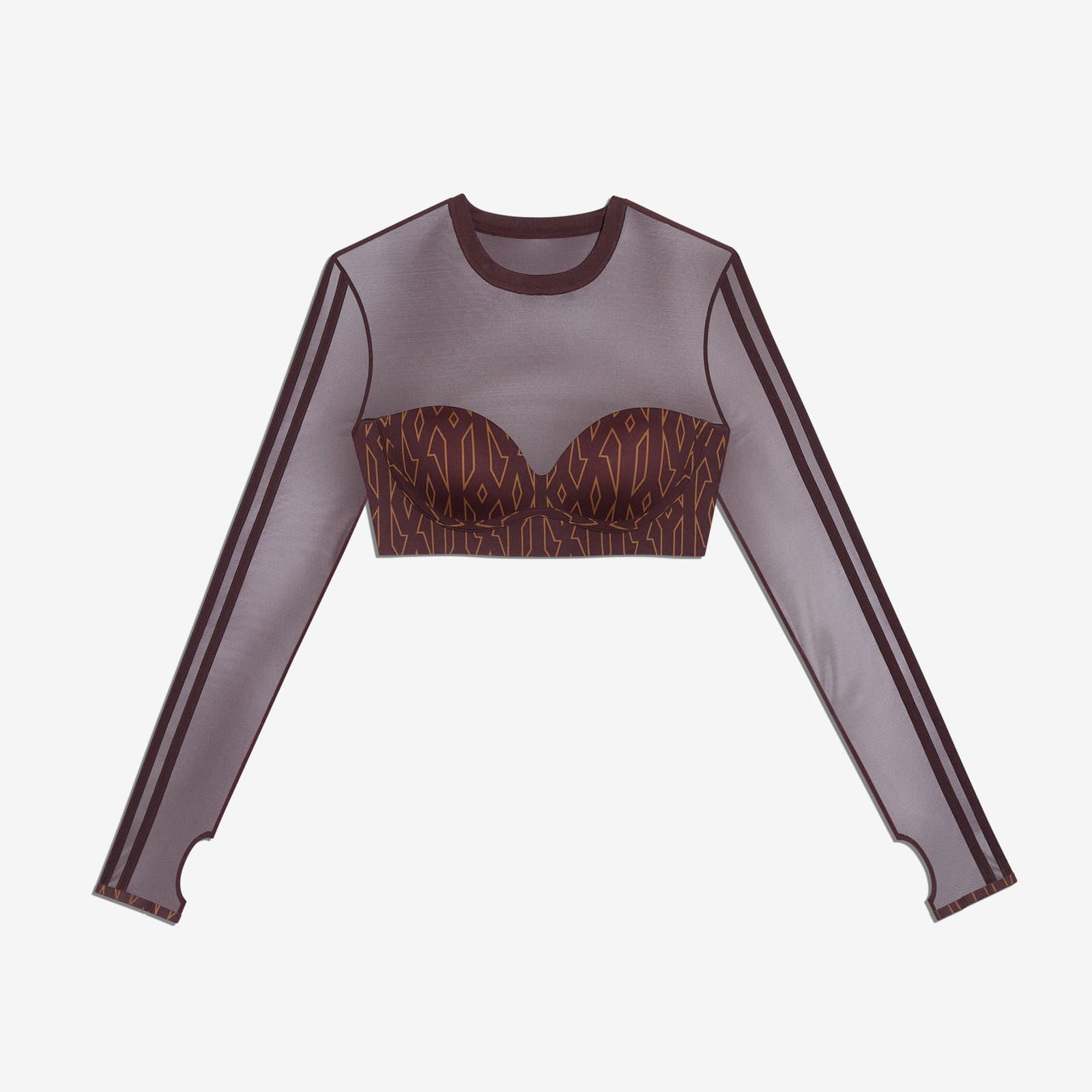 Adidas Ivy Park Monogram Crop