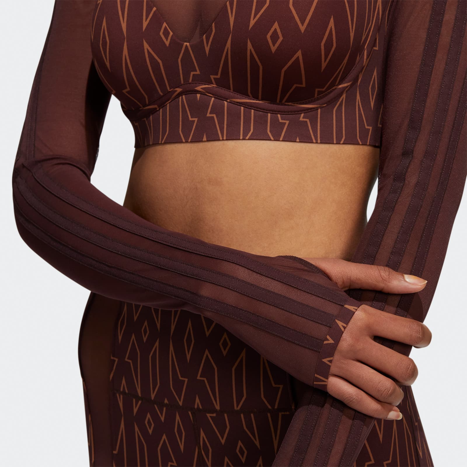 Adidas Ivy Park Monogram Crop