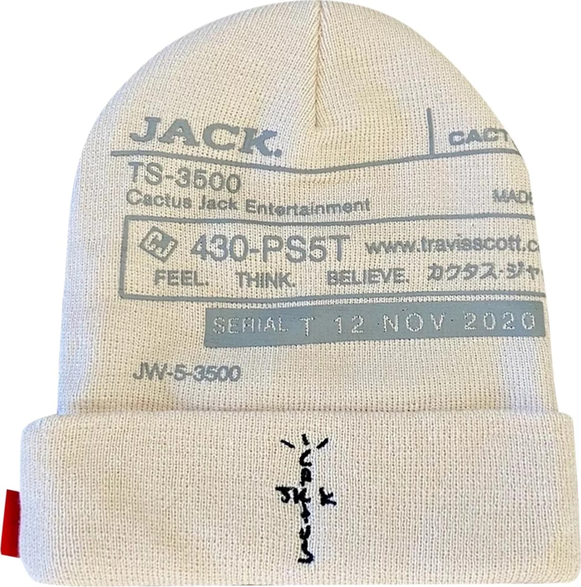 Travis Scott Cactus Jack System I Beanie Natural