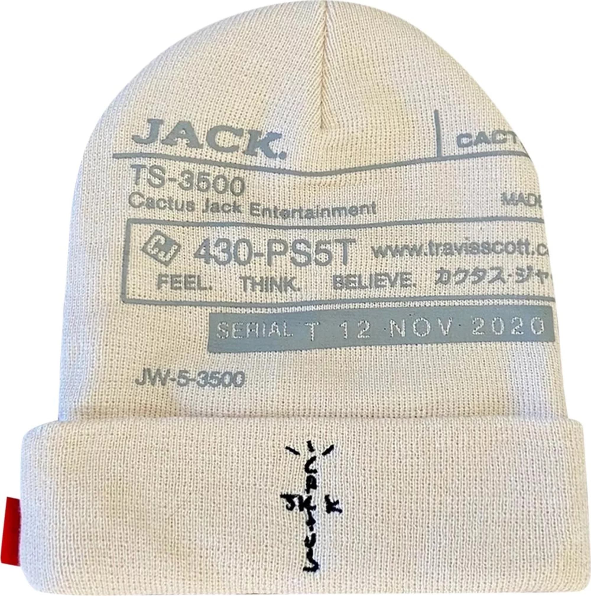Travis Scott Cactus Jack System I Beanie Natural