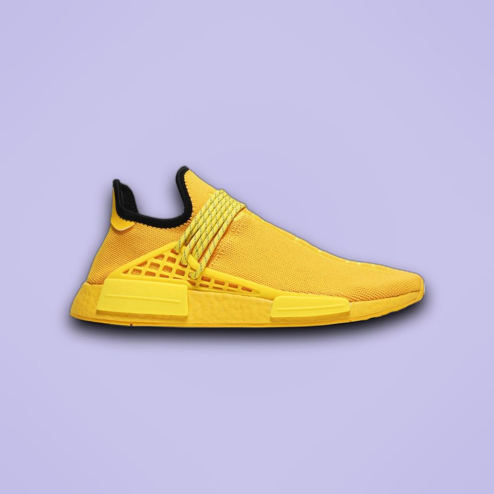 Pharrell x Adidas NMD Human Race Extra Eye Yellow — main view