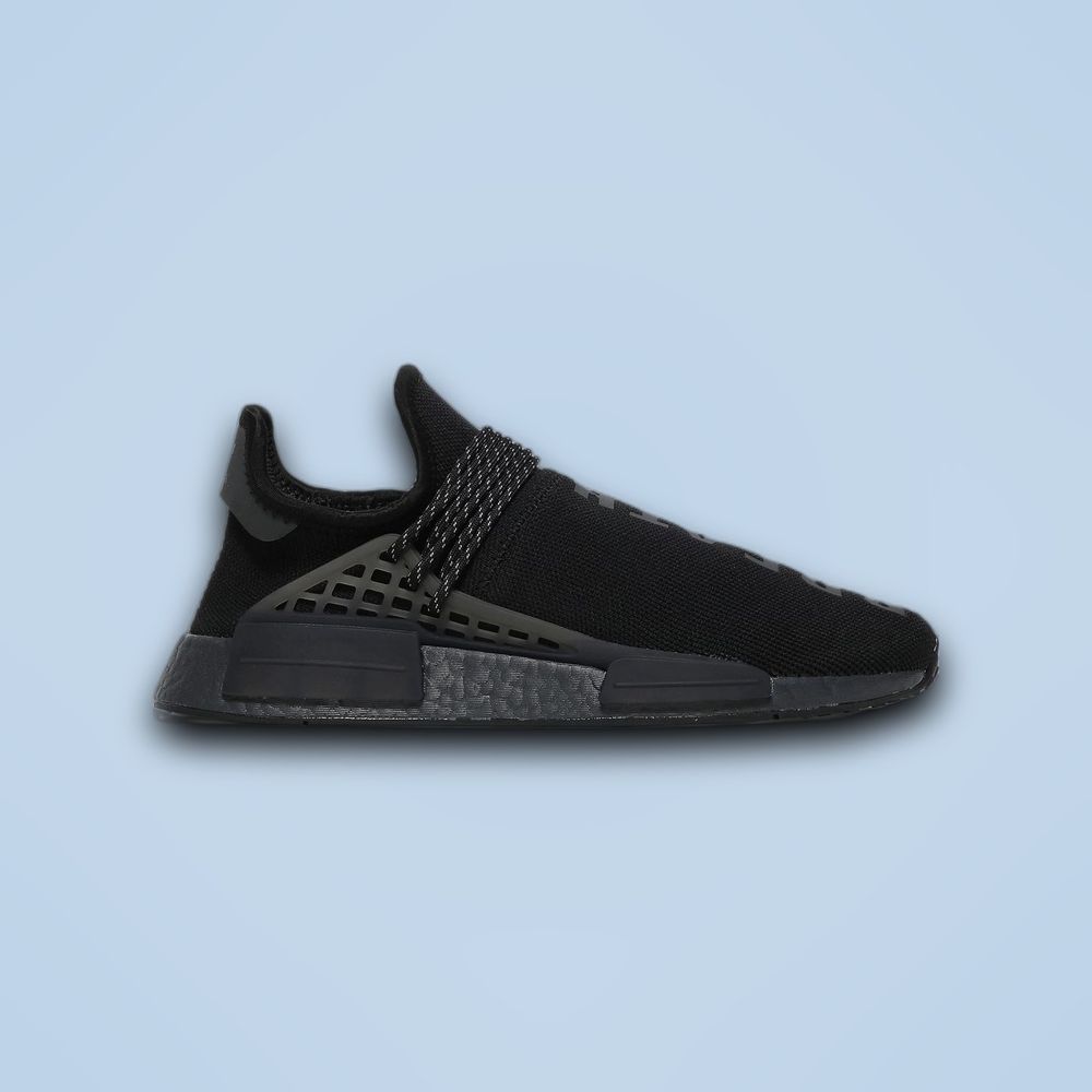 Pharrell x Adidas NMD Human Race Triple Black — main view