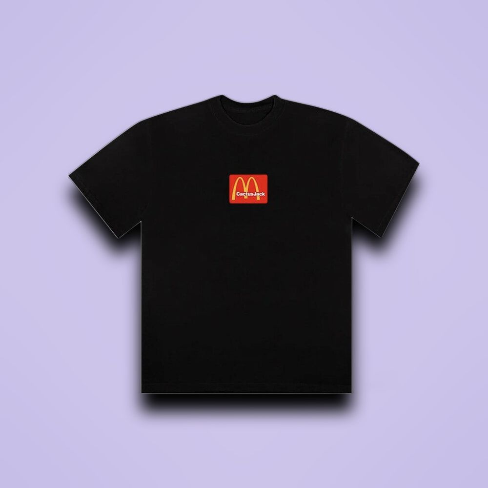 Travis Scott Cactus Jack x McDonald's Sesame T-Shirt II Black/Red