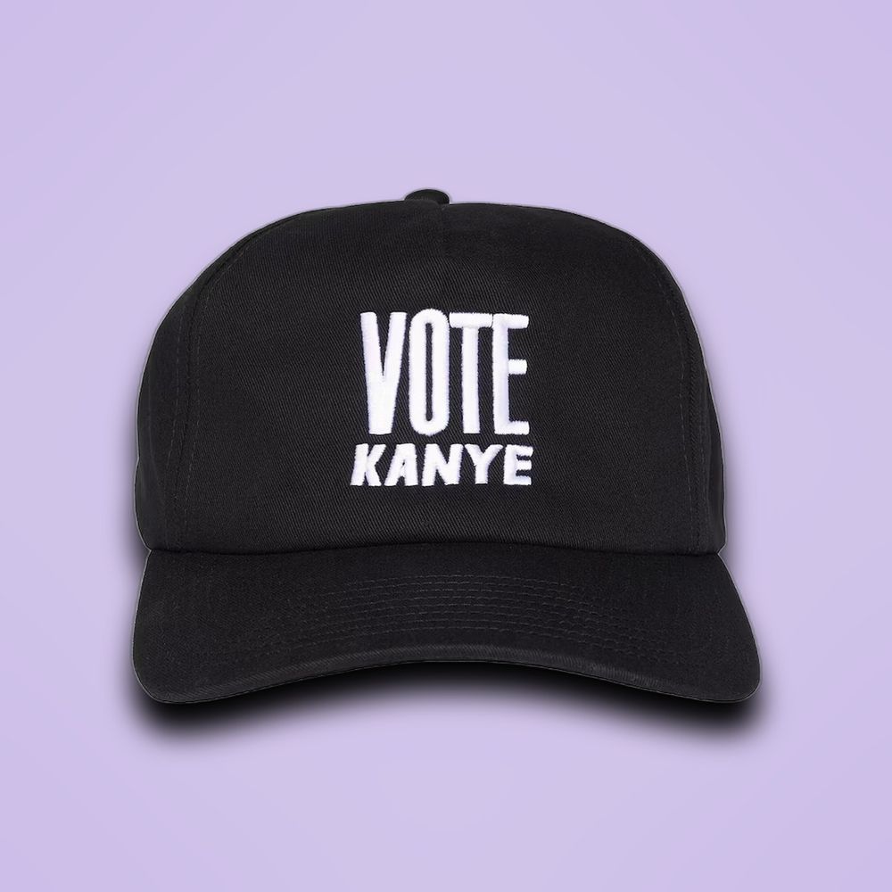 Vote Kanye Hat Black — main view